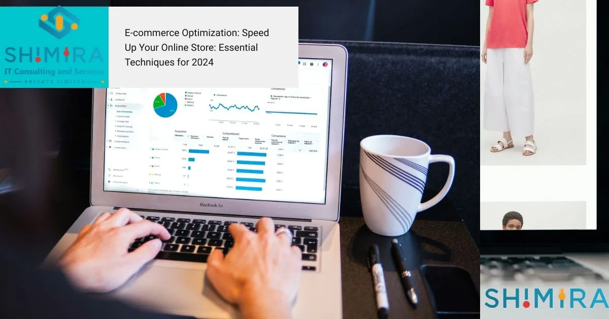 A person using analytics for ecommerce website